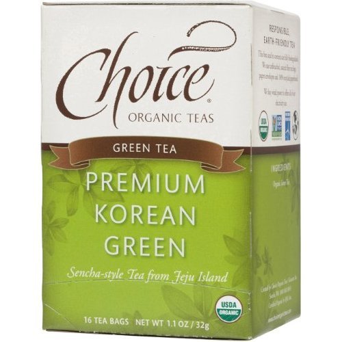 Lohphatud Choice ORGANIC TEAS Premium Korean Green, 1.15Pound (Pack