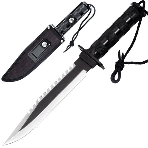 Military Survival Bowie Hunting Knife Military Survival Knife