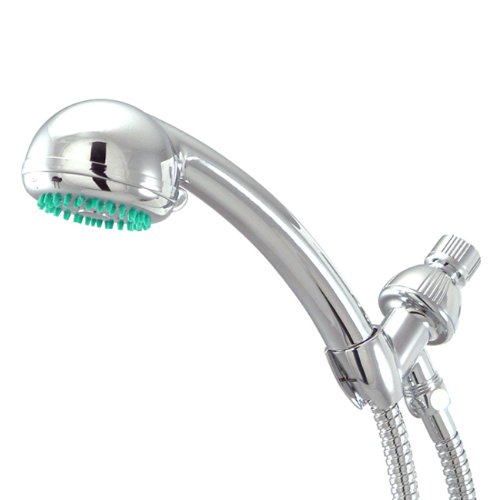 Kingston Brass KX0132B 3 Settings Handheld Shower with Metal Hose