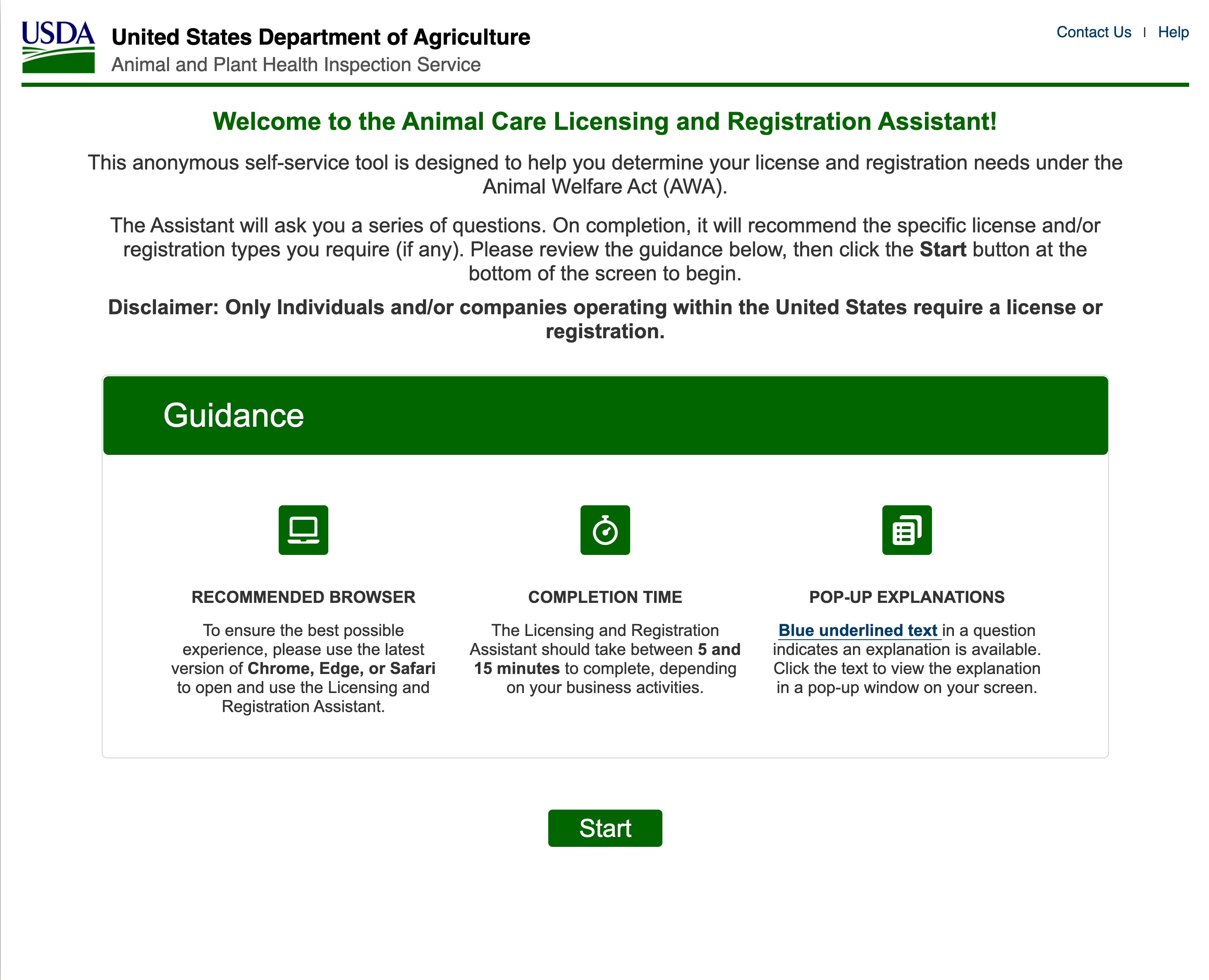 How to register with the USDA