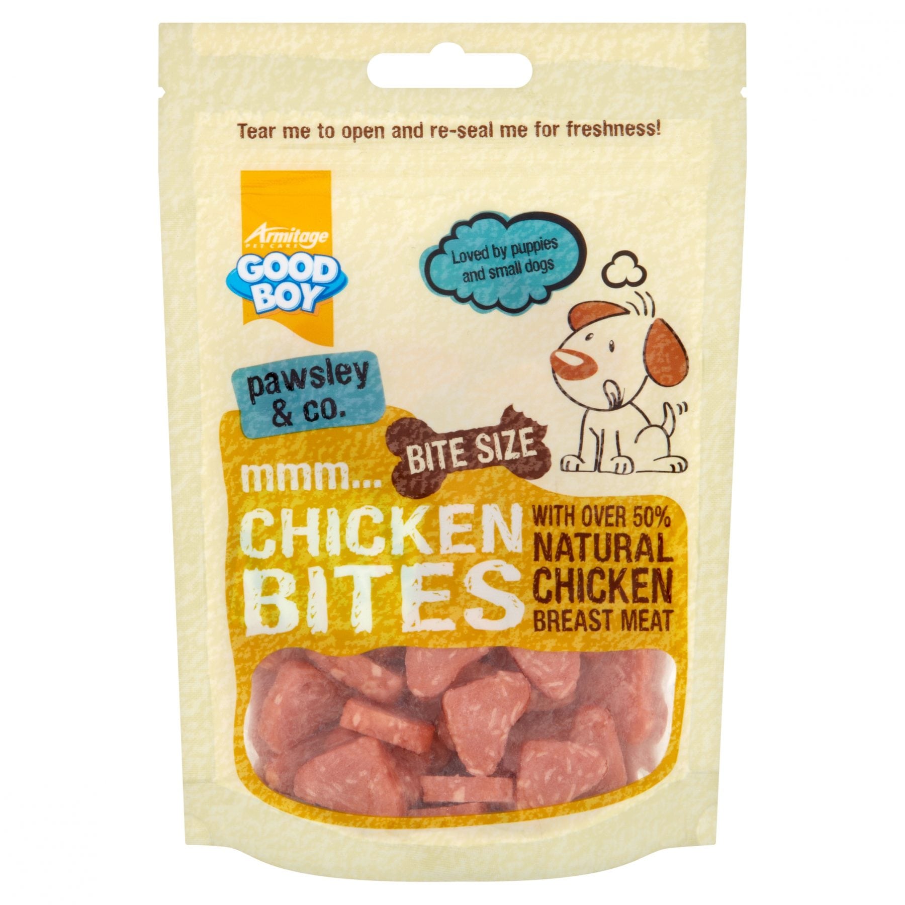 Good Boy Pawsley & Co Chicken Bites Dog Treats 65g Where To Find Us