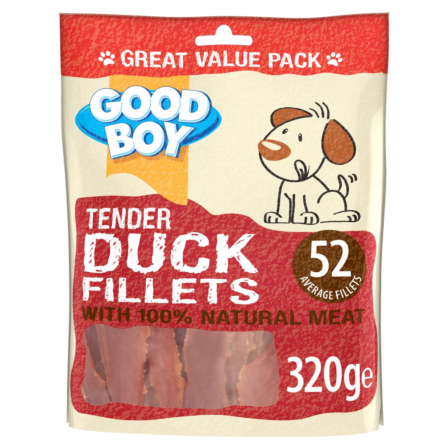 Good Boy Pawsley & Co Tender Duck Fillets Dog Treats 320g Where To