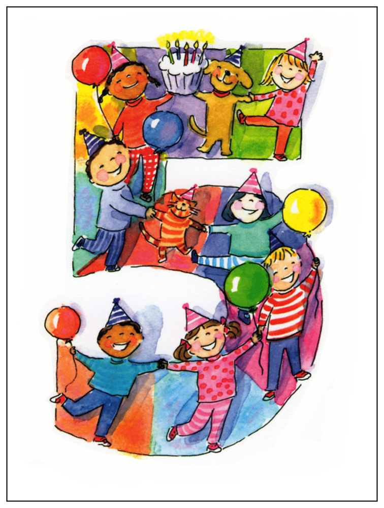 5th Birthday Card goodbuddy