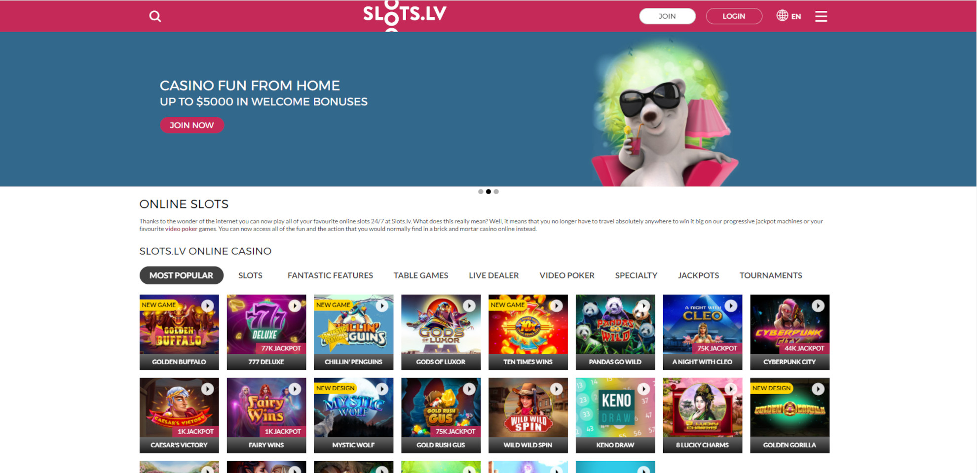 Slots.lv Review Is Slotslv Legit Today?