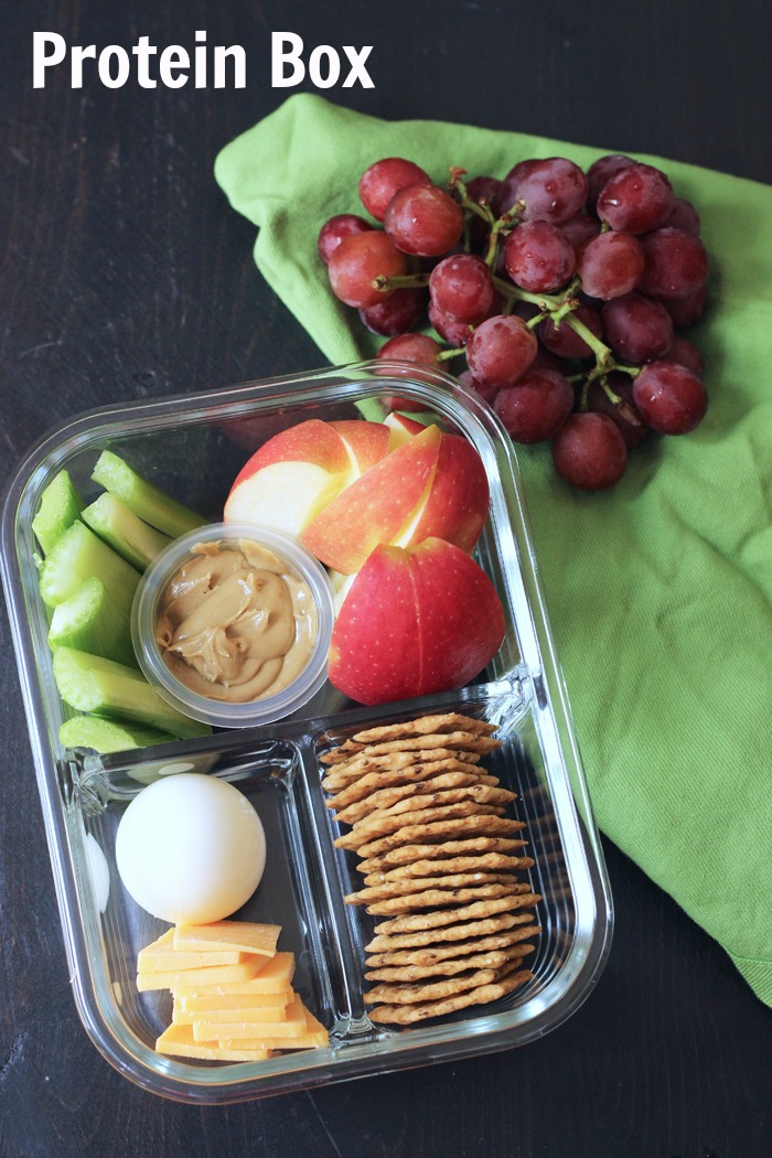 Protein Box (aka DIY Bistro Box) Easy Lunch Idea from Good Cheap Eats