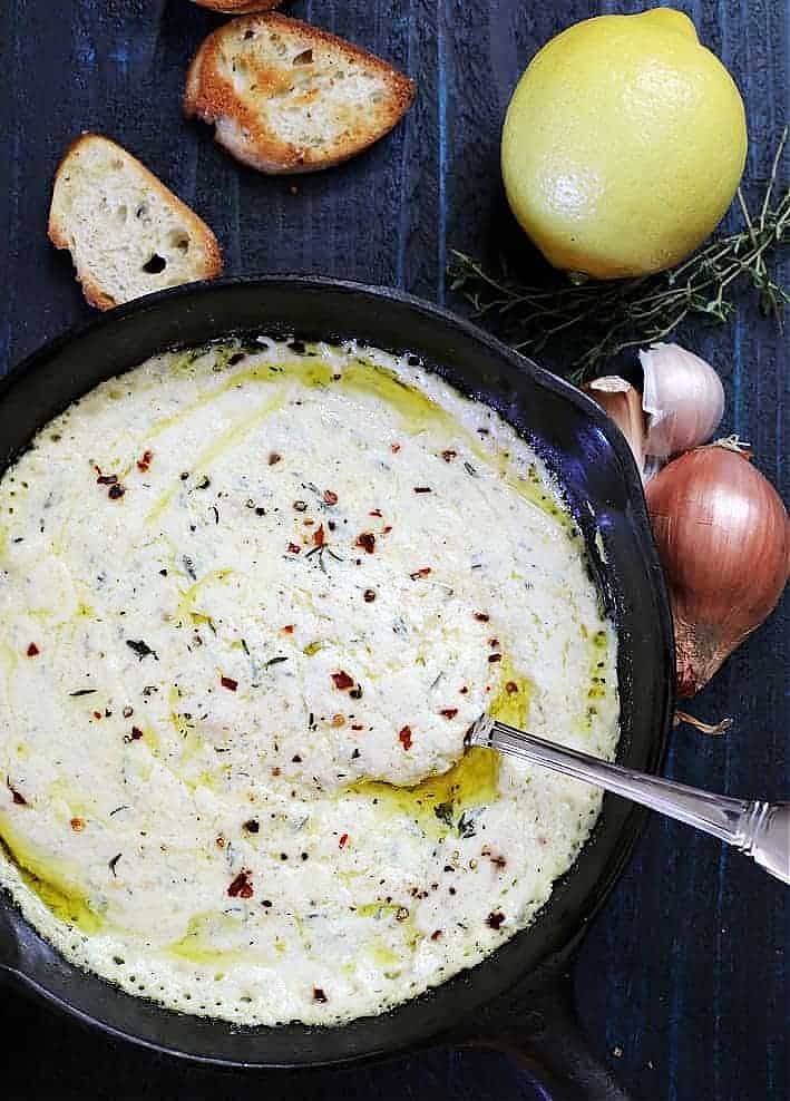 Baked Ricotta with Lemon, Thyme, and Parmesan Cheese Good Dinner Mom