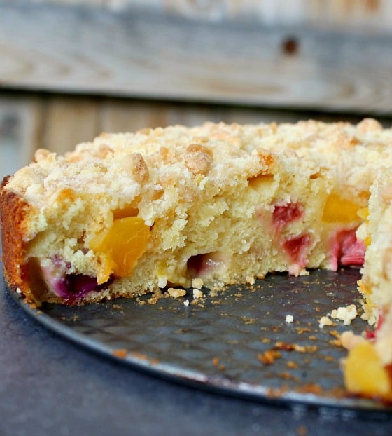 Fruit Buckle with Ginger Crumb Topping Good Dinner Mom