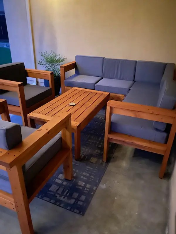 Patio set - DIY projects plans