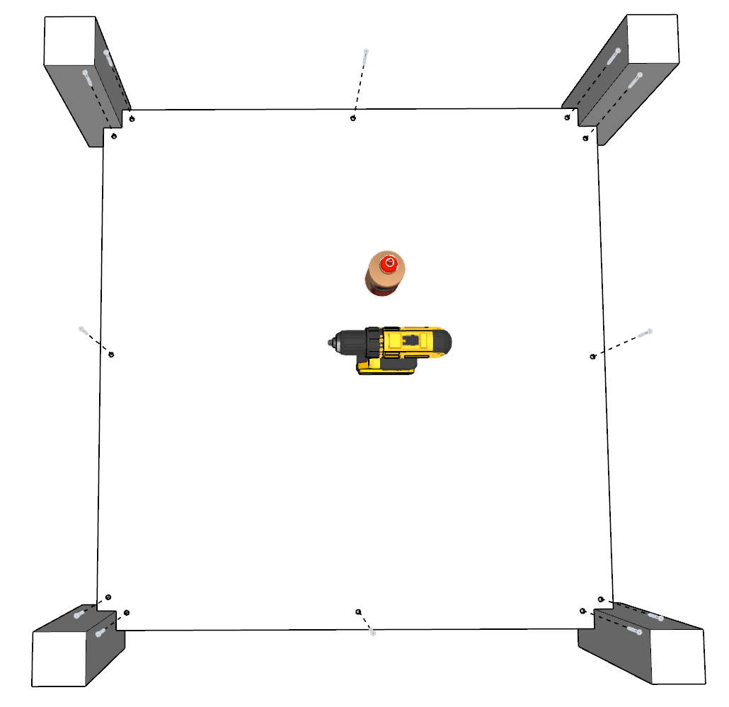 DIY Lego play and storage table system DIY projects plans