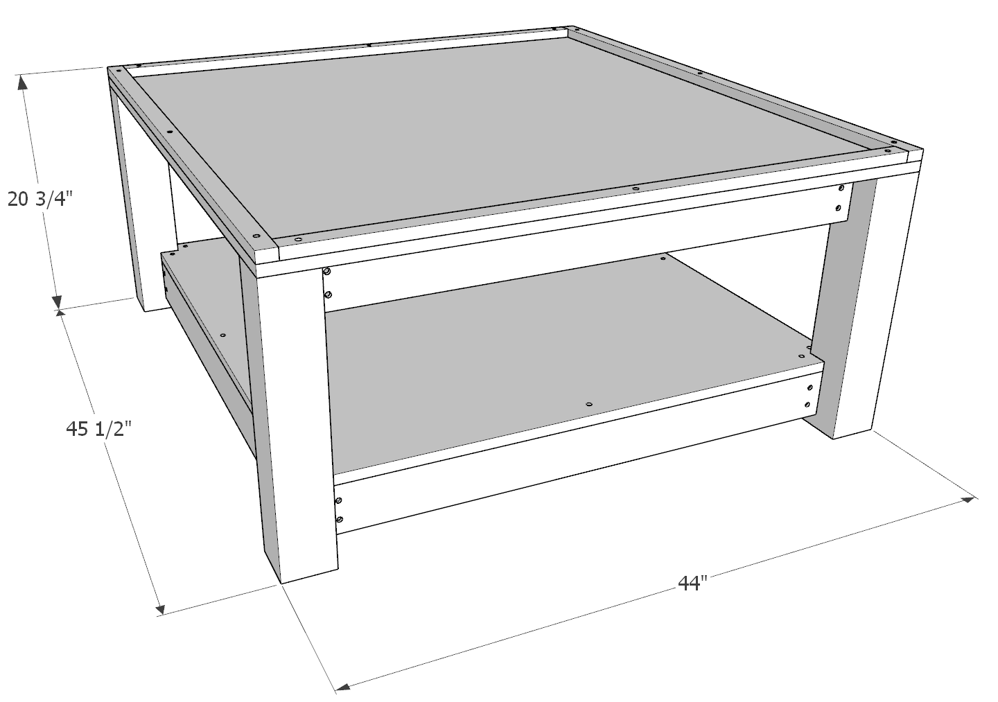 DIY Lego play and storage table system DIY projects plans