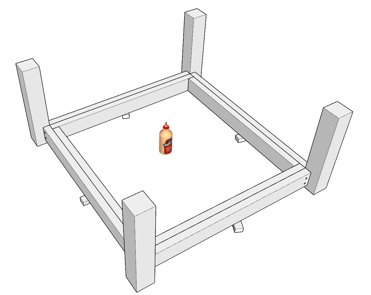 DIY Lego play and storage table system DIY projects plans