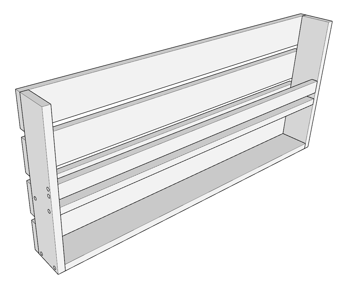 DIY Montessori floor shelf DIY projects plans