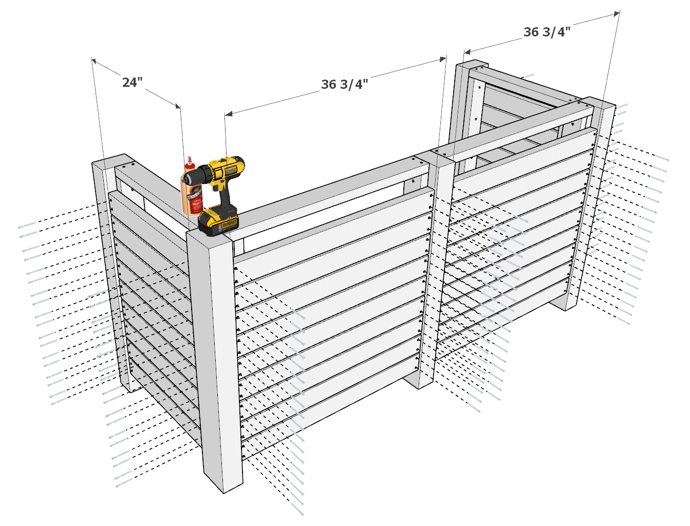 DIY outdoor bar plan, DIY bar step by step guide DIY projects plans
