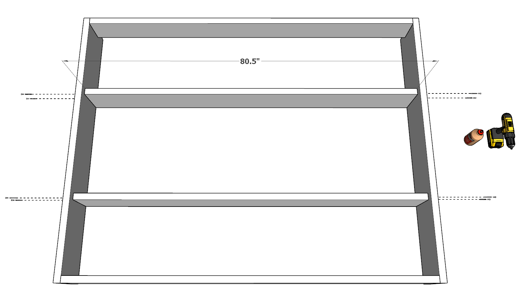 DIY queen bed frame DIY projects plans