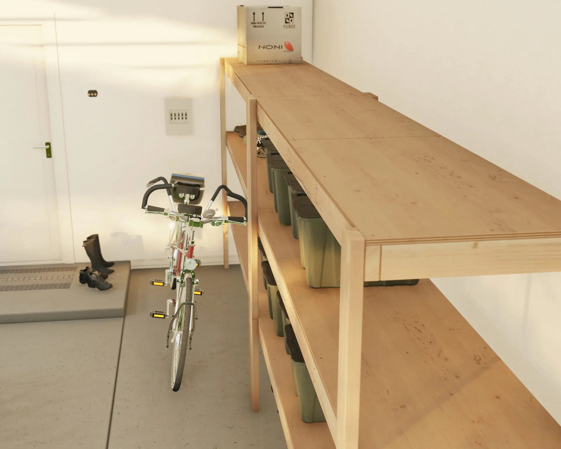 Easy DIY garage storage shelves PDF plan - DIY projects plans