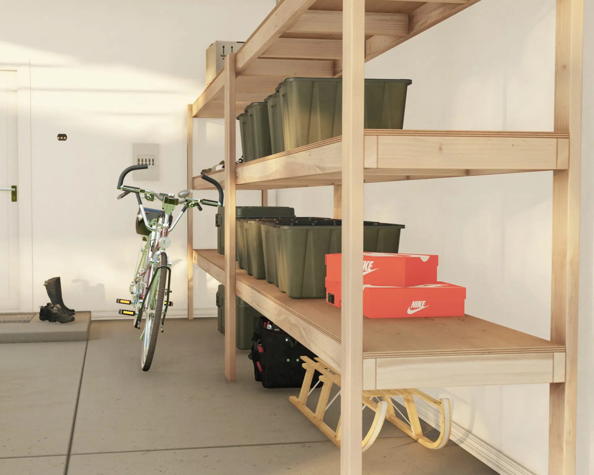 Easy DIY garage storage shelves PDF plan DIY projects plans