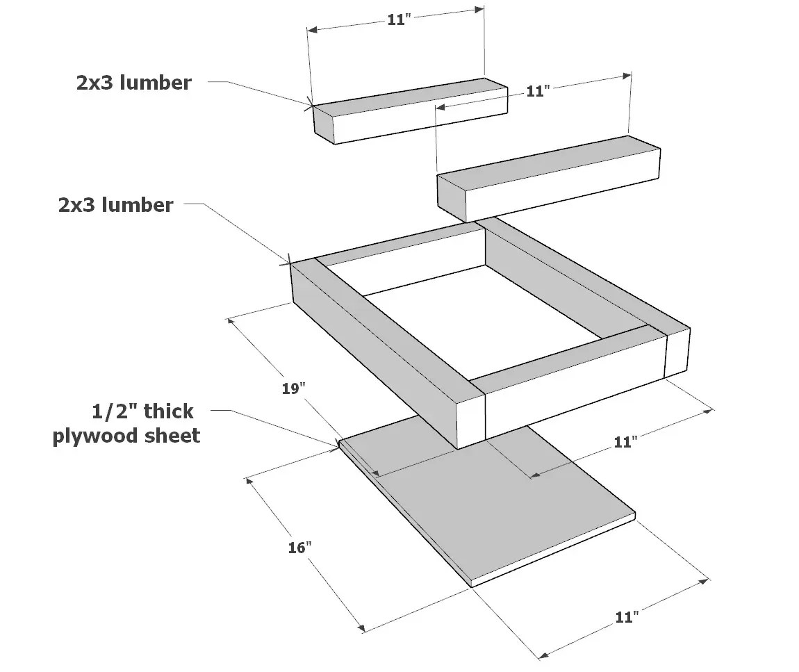Simple DIY mudroom bench and storage plan DIY projects plans