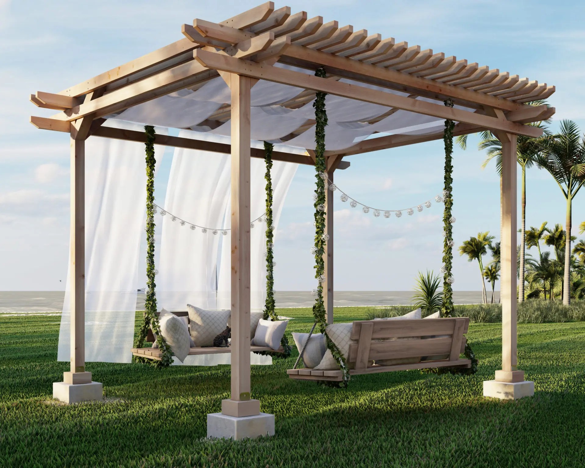10 ft. x 12 ft. Pergola DIY plan DIY projects plans