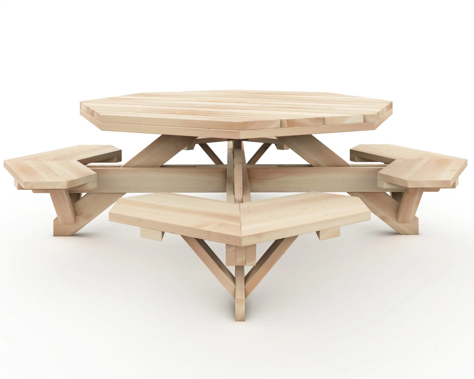 Octagonal Picnic Table An Easy to Follow DIY Guide DIY projects plans