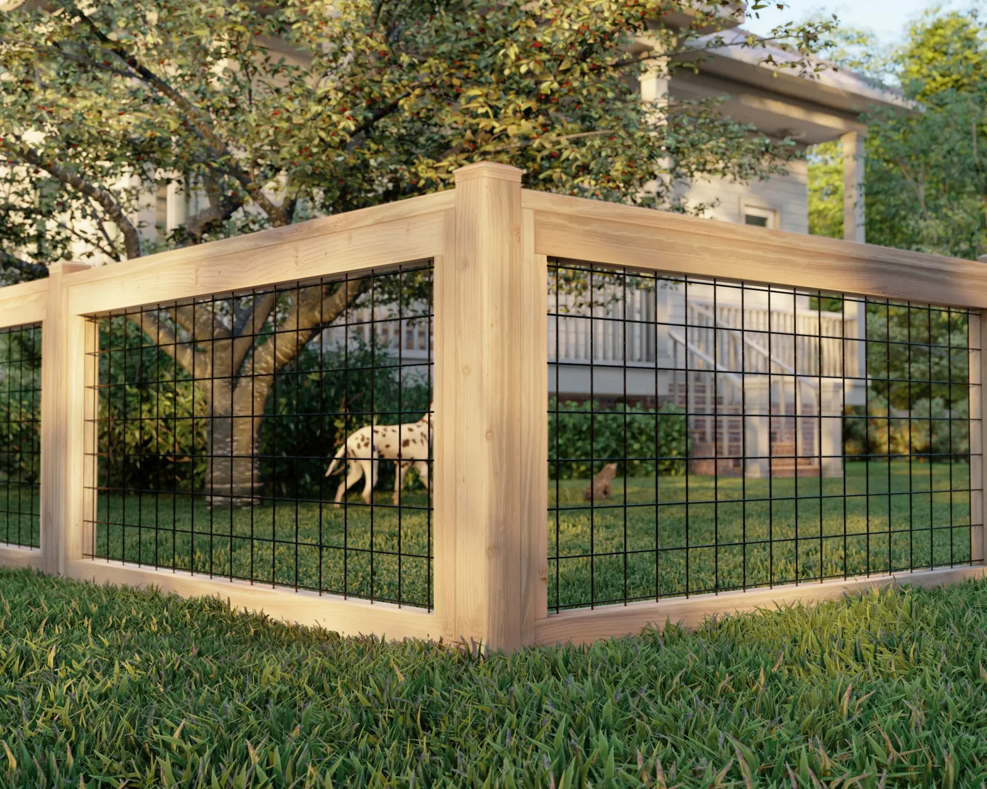 DIY Fence Plan Featuring Wild Hog Black Metal Railing Panels DIY