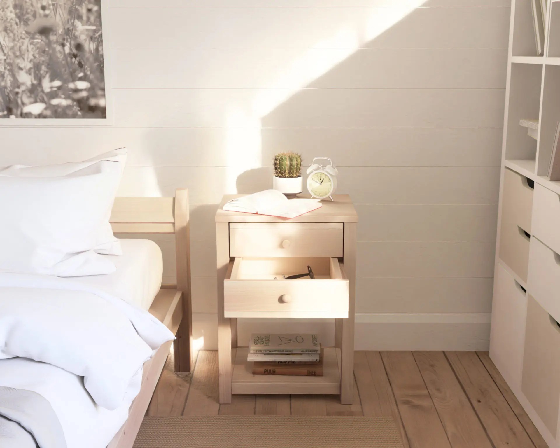 DIY Nightstand Plan With Pull Out Drawers PDF DIY projects plans