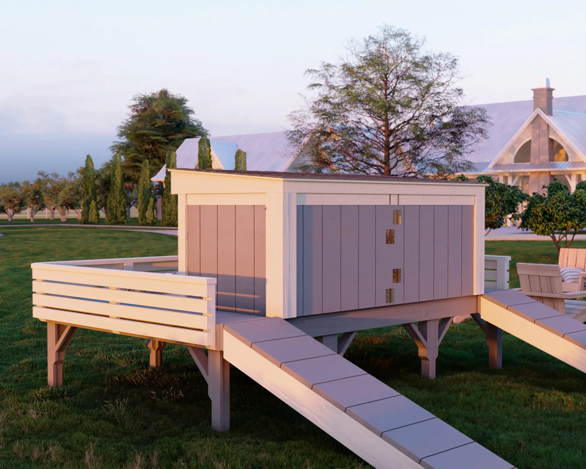 Double Dog House DIY Plan DIY projects plans