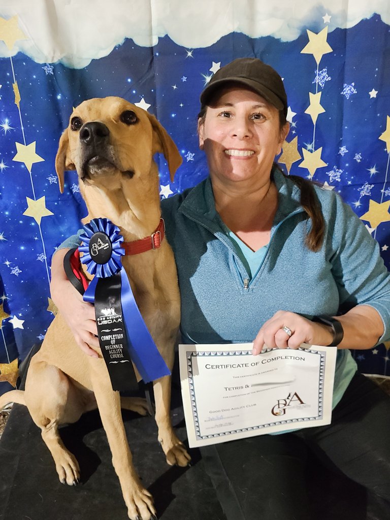 CONGRATULATIONS to our Fall Beginner Graduates Good Dog Agility Club