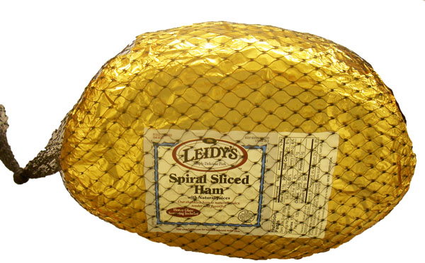 810lb Leidy’s Spiral Cut Ham with Honey Glaze GoodEase Take & Bake