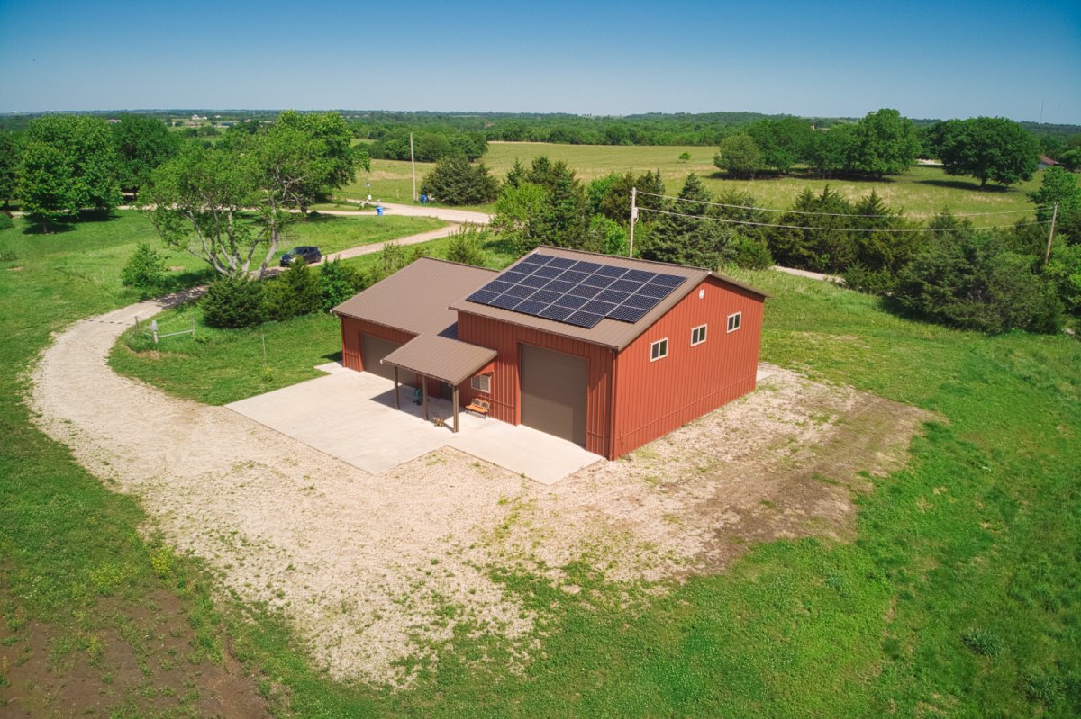 10.44 kW Residential SunPower Solar Installation in Lawrence, Kansas