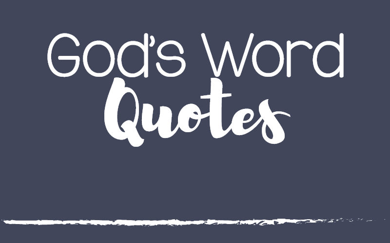 God's Word Quotes Talk to Jesus • Good Enough Catholic