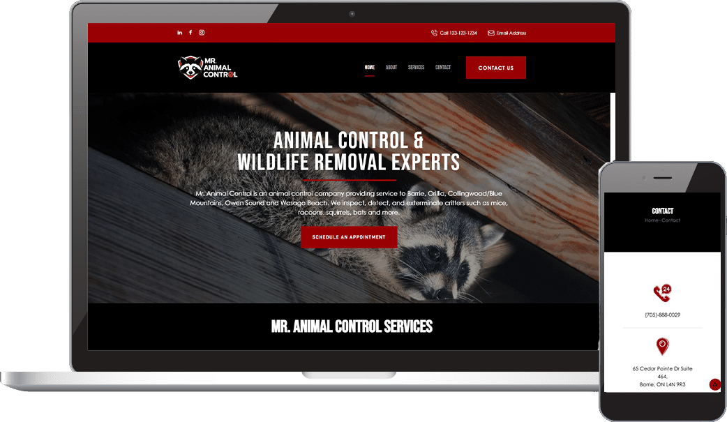 Animal Control  Design and Development Gooder Marketing