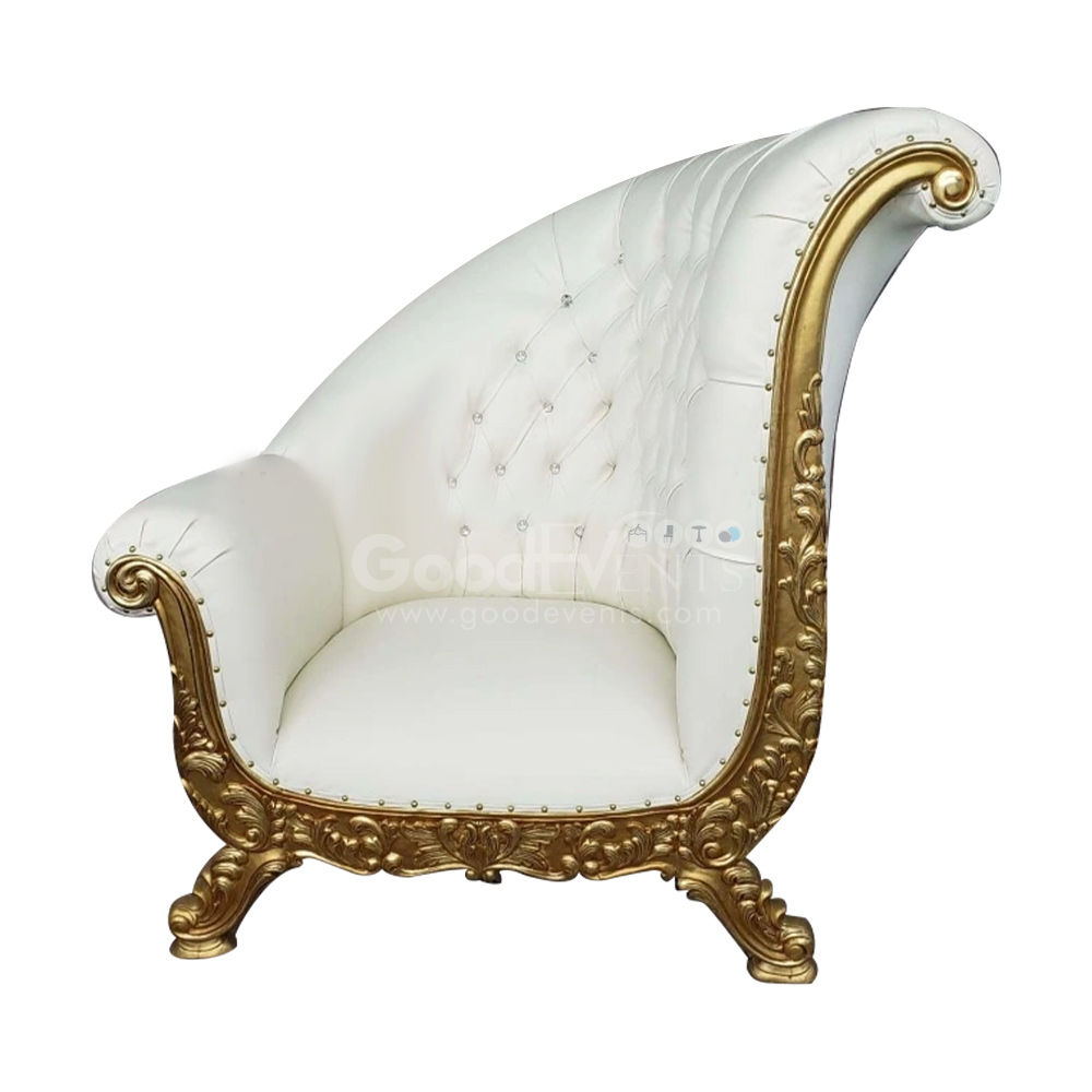 Throne Chair GOLD Lombard Good Events Rentals