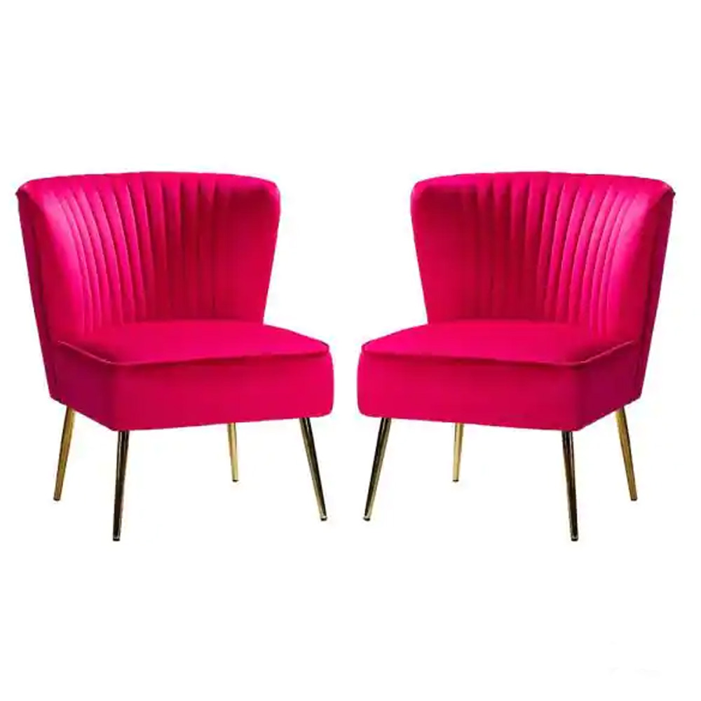 Fuchsia Chair Century Channel Tufting Good Events Rentals