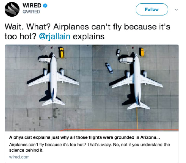 Temperatures Are So Hot In Arizona Right Now That Everything Is