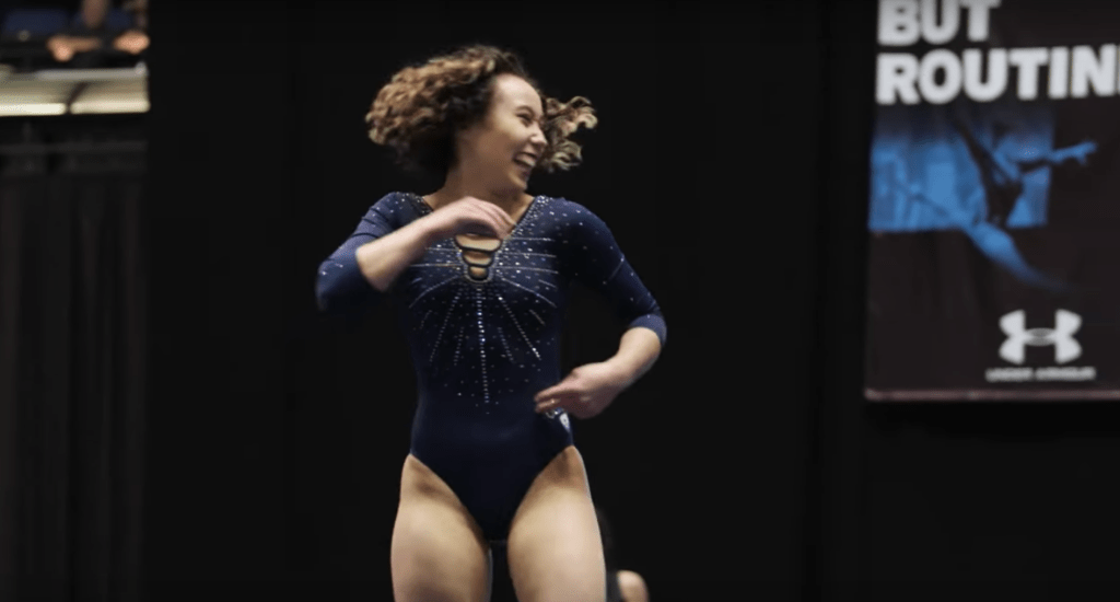 Gymnast Who Went Viral For Her Michael Jackson Moves Scored A Perfect
