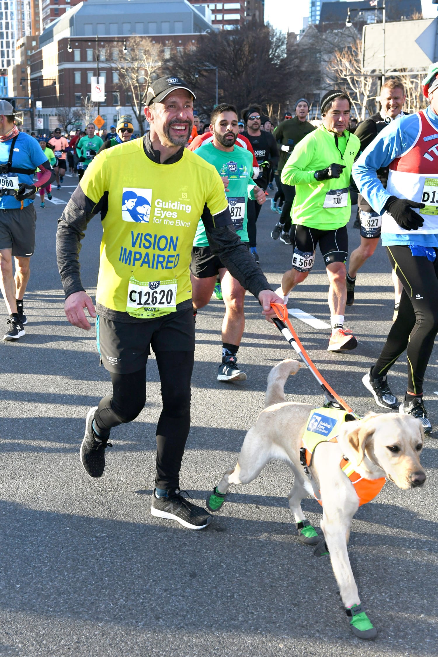 Blind Runner Makes History Finishing NYC Half Marathon With Help From