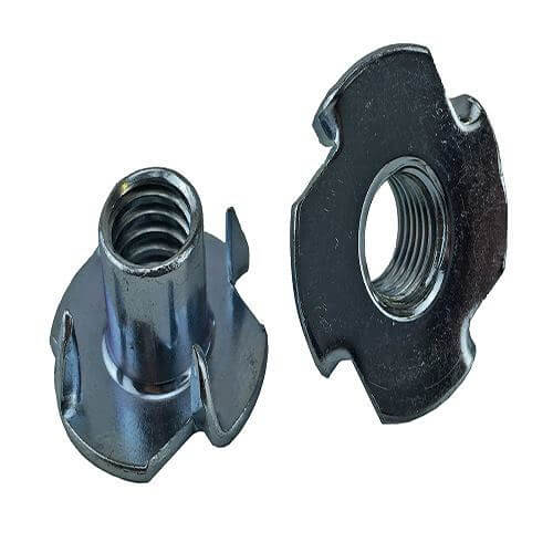 Tnuts are most commonly used in conjunction with wooden furniture