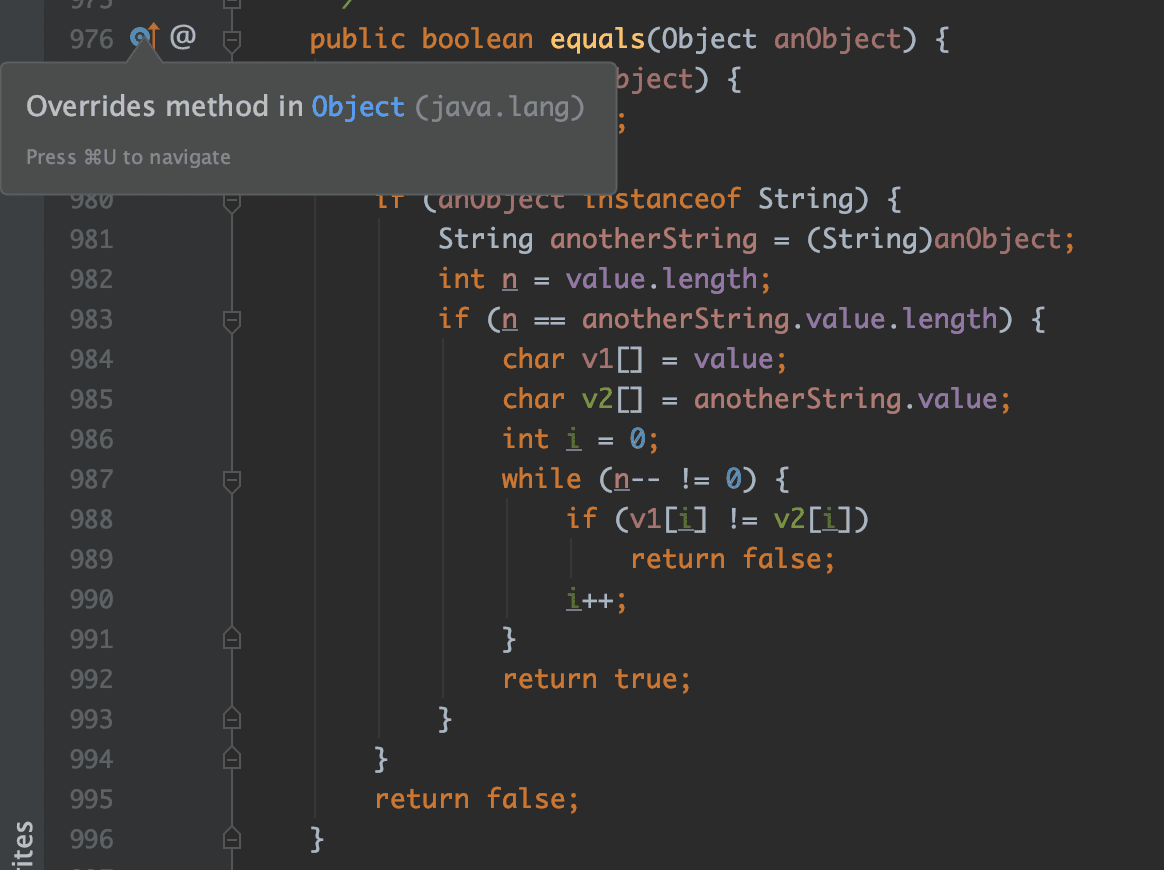 String.class의 equals() 메소드 알아보기