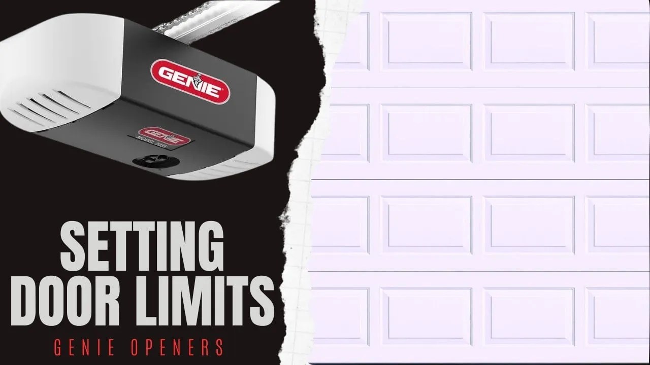 How to set Genie Garage Door limits Good Guys Garage Door Repair OKC