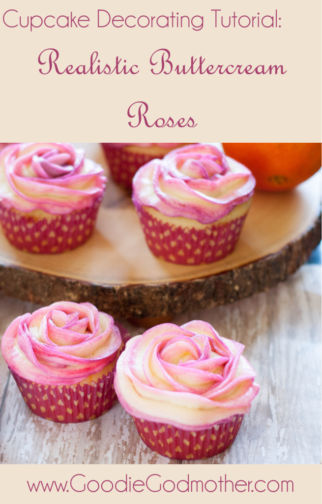 Cupcake Decorating Tutorial Realistic Buttercream Roses for Cupcakes