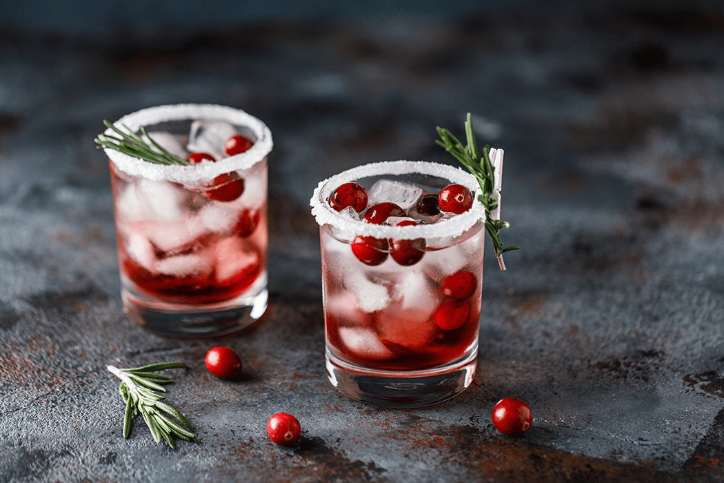 Cranberry rosemary holiday cocktail Good in Every Grain