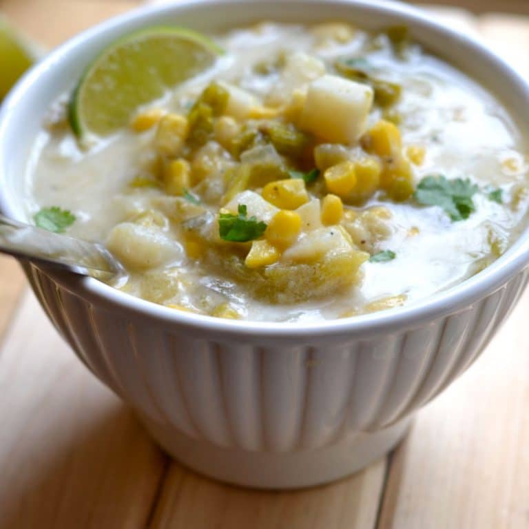 Potato, Green Chile and Corn Chowder Good in the Simple