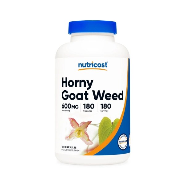 Nutricost Horny Goat Weed 600mg 180 Capsules Good Life Nutrition House