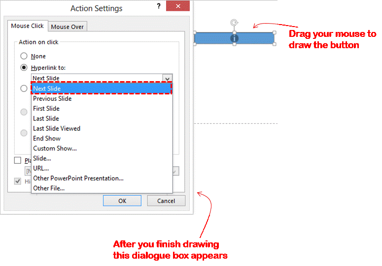 Adding action buttons to your PowerPoint slide Goodly