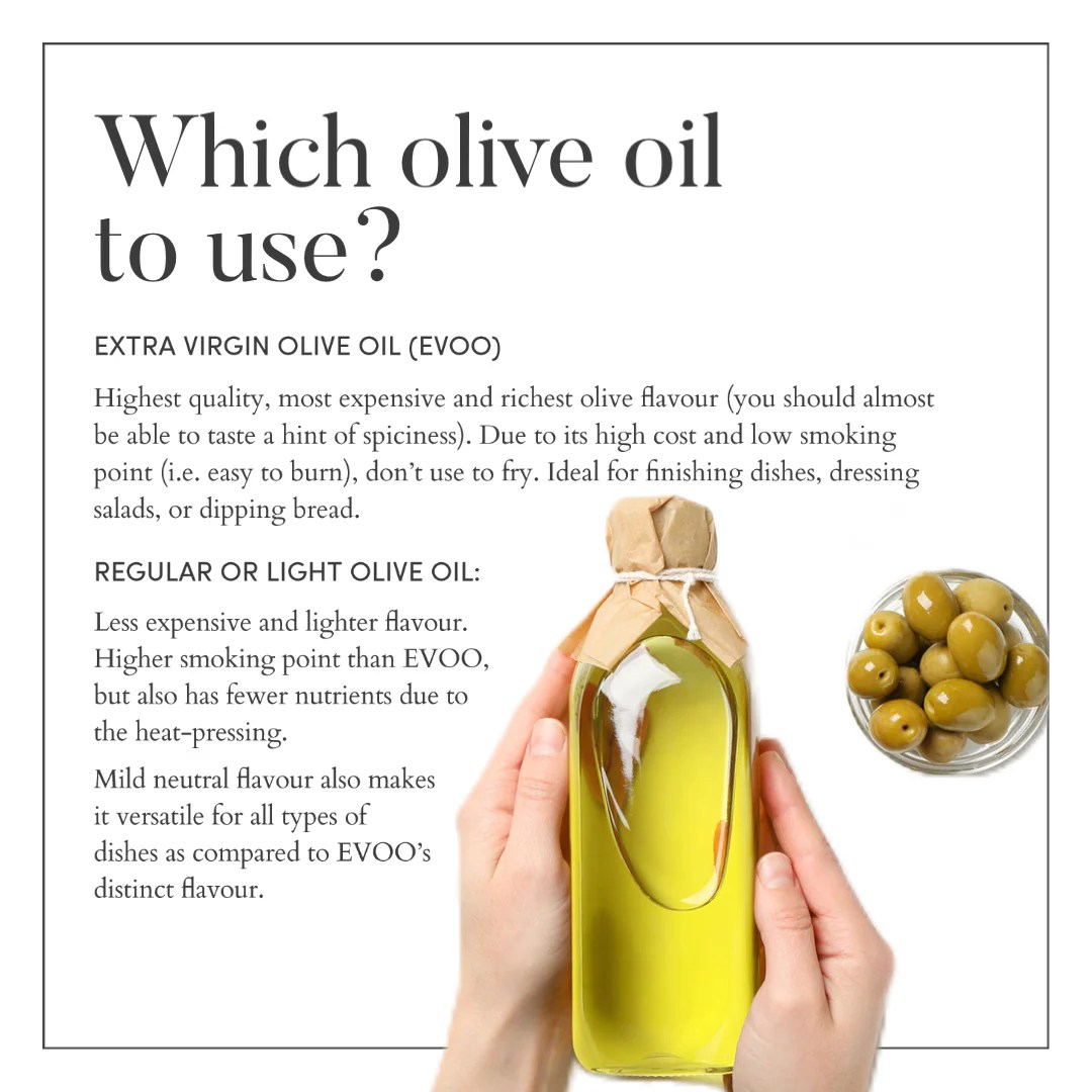 Difference Between Olive Oil and Extra Virgin Olive Oil (EVOO) Good Maison