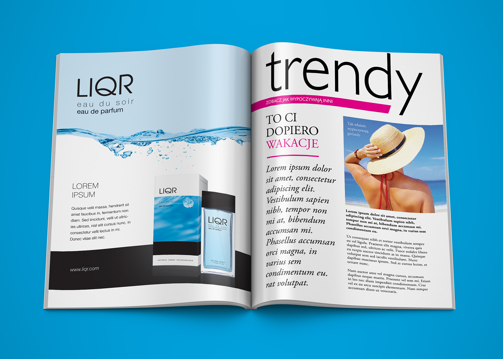 Free A4 (Cover & Inner Pages) Magazine Mockup PSD Good