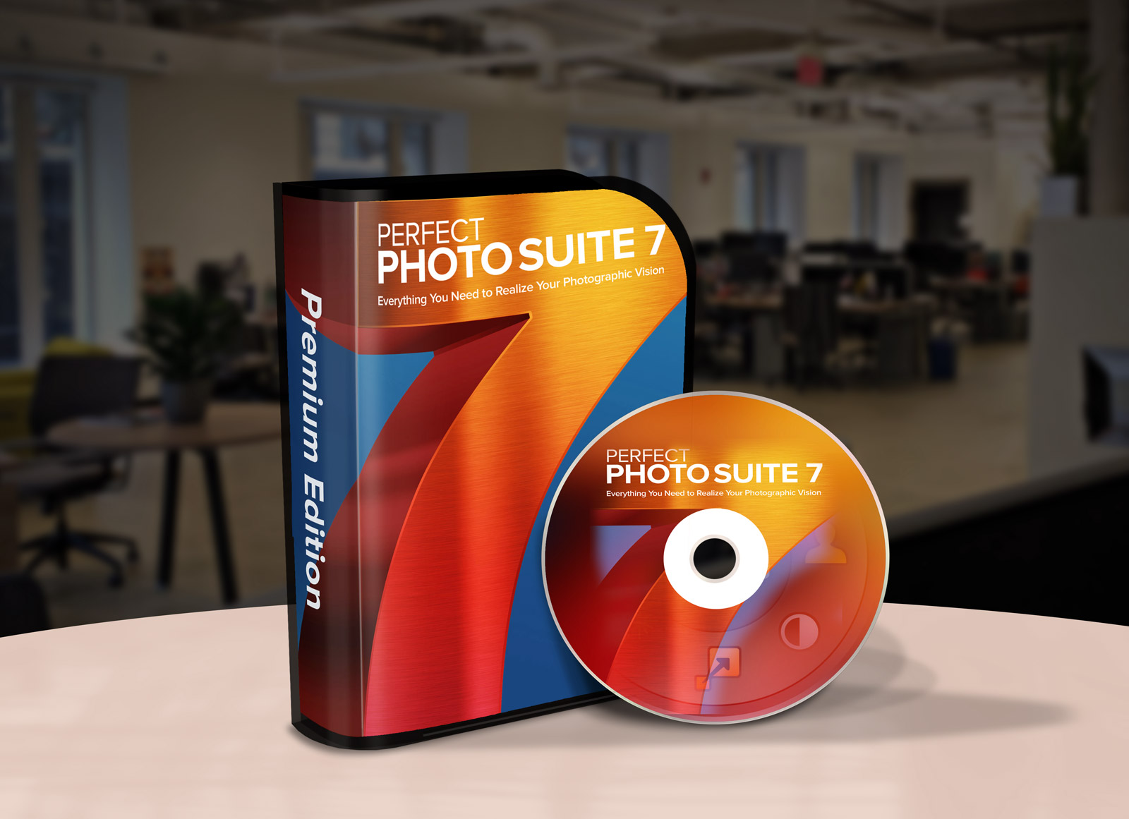 Free Software Box & CD Disc Packaging Mockup PSD Good