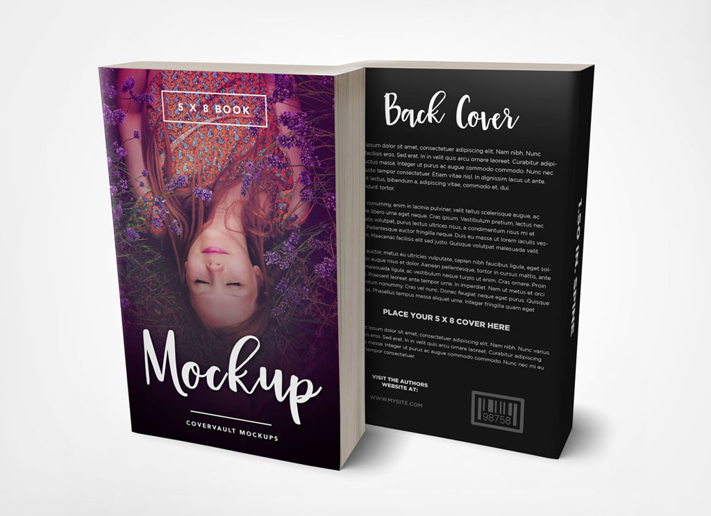 Free Standing Paperback Book PSD Mockup Good Mockups