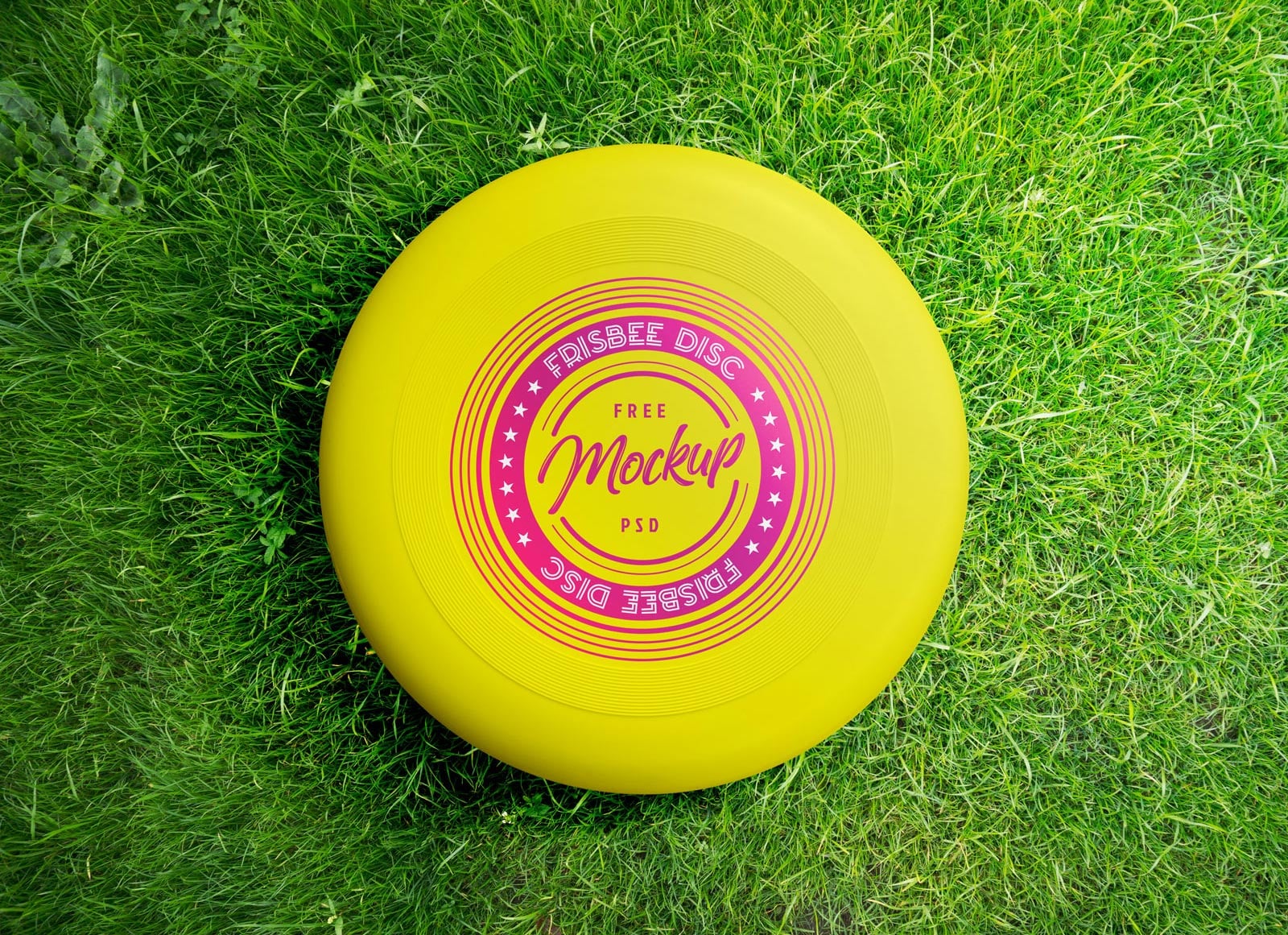 Free Frisbee Disc Mockup PSD Good Mockups