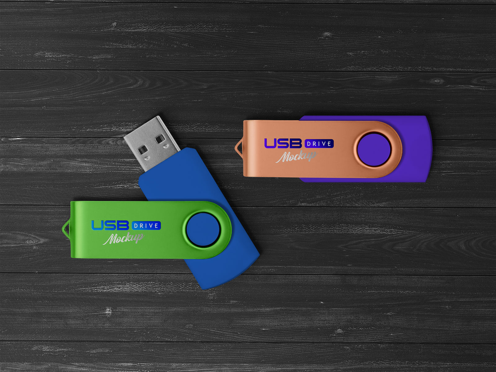 Free USB Memory Stick Flash Drive Mockup PSD Good Mockups